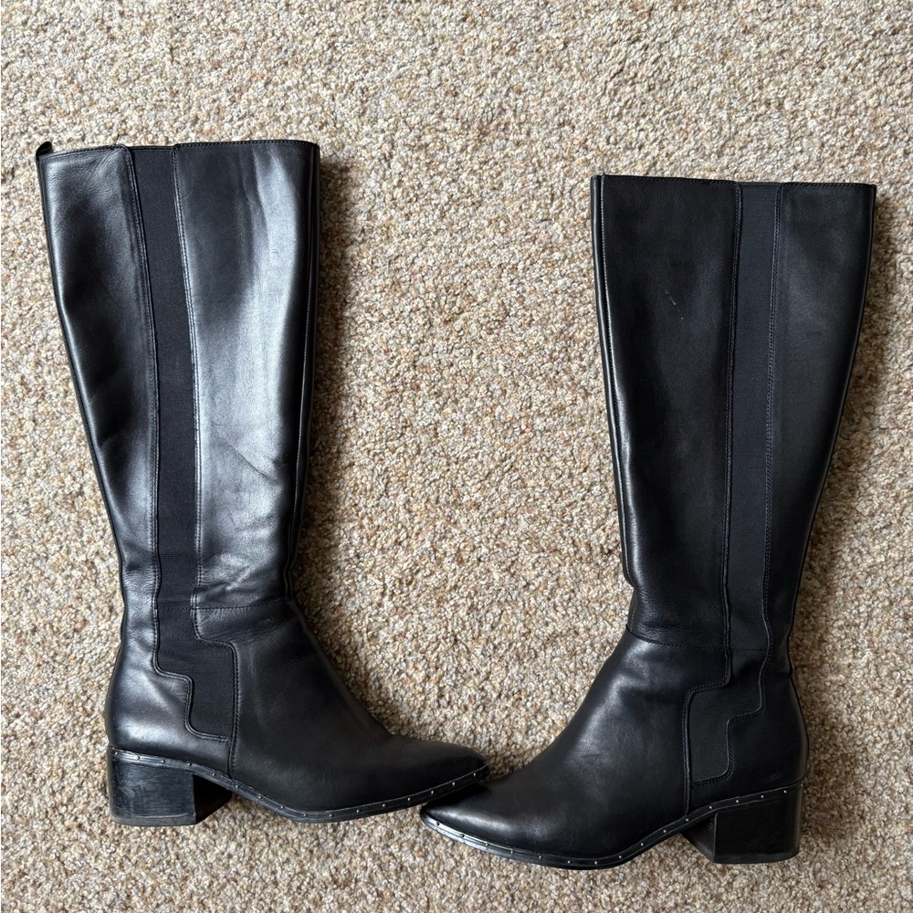 Black Knee-High Boots